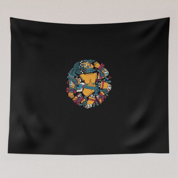 Item preview, Ancient Mesoamerican Aztec Tribal Calendar Circle Pattern designed and sold by shianlemec.
