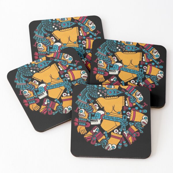 Item preview, Ancient Mesoamerican Aztec Tribal Calendar Circle Pattern designed and sold by shianlemec.