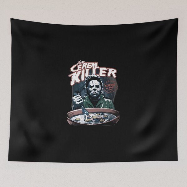 Item preview, Sereal Killer Masked Villain Breakfast Comic Poster designed and sold by AmandaWalkere.