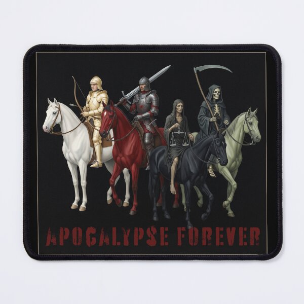 Item preview, Apocalypse Forever: Four Horsemen of the Apocalypse Gothic Print designed and sold by FreiherrPK.