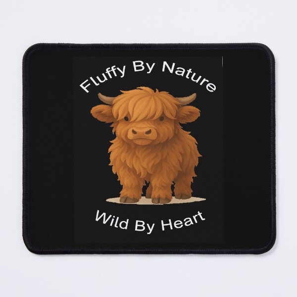 Item preview, Cute Highland Cow Fluffy by Nature designed and sold by longford.