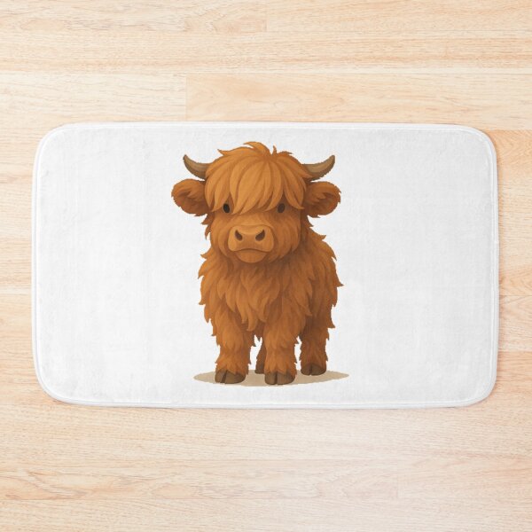 Item preview, Cute Highland Cow Fluffy by Nature designed and sold by longford.