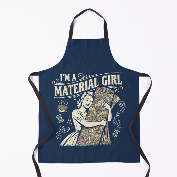 Item preview, I'm A Material Girl Sewing Quilting Pun Funny Craft Lover Gift designed and sold by smallcatvn.