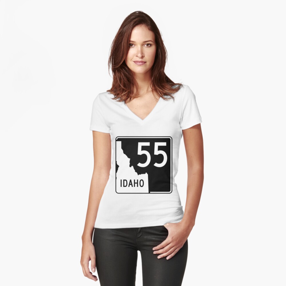 Item preview, Fitted V-Neck T-Shirt designed and sold by djakri.