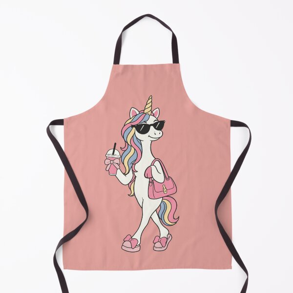Aperçu de l'œuvre Stylish Unicorn with Sunglasses and Rainbow Hair Pretty Cute créée et vendue par ALCOSHIRTS OFFICIAL.