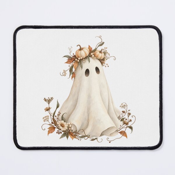 Item preview, The Pumpkin Crown Botanical Ghost Halloween Tee designed and sold by PhylonBoxx.