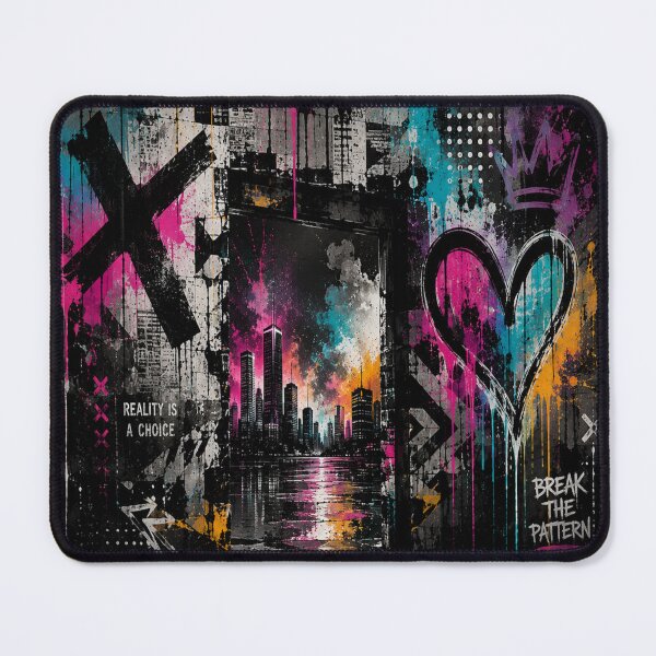 Item preview, Break The Pattern - Neon Graffiti City designed and sold by Personiq Kaleido.