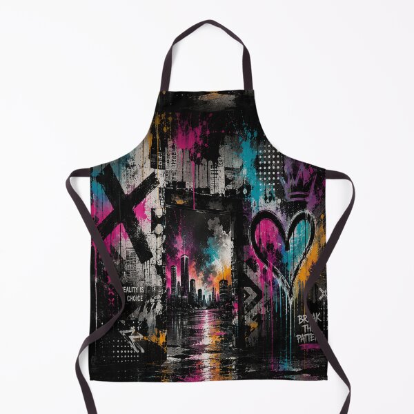Item preview, Break The Pattern - Neon Graffiti City designed and sold by Personiq Kaleido.