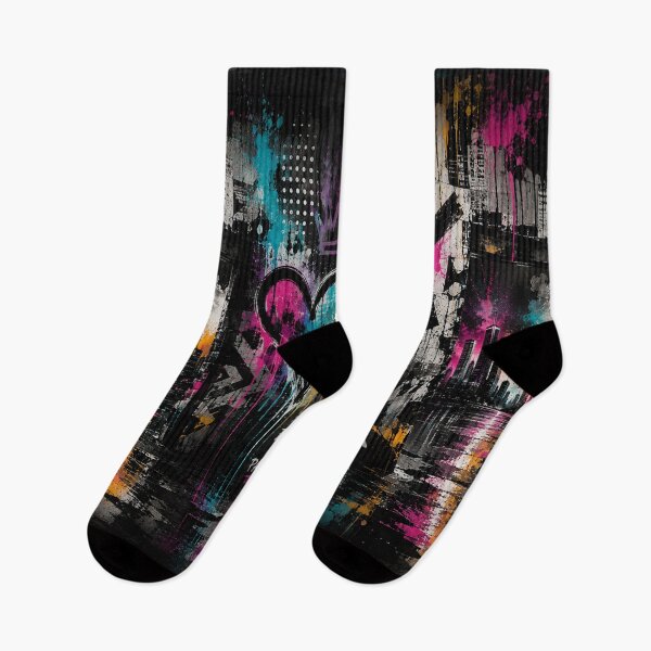 Item preview, Break The Pattern - Neon Graffiti City designed and sold by Personiq Kaleido.