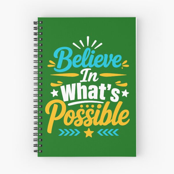 Item preview, Believe In What's Possible Inspirational Motivation Typography T-Shirt designed and sold by rejowan-arts.