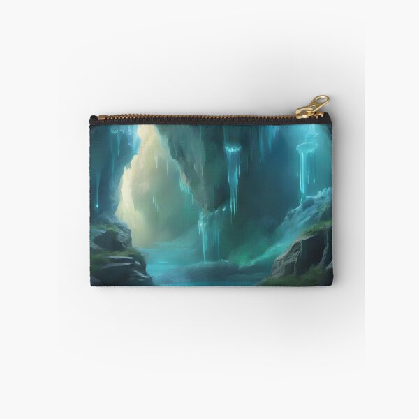 Item preview, Mystical River Cavern - Fantasy Landscape Art designed and sold by Fanta-sticky.
