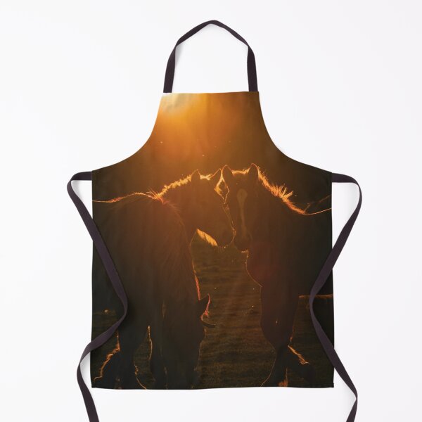 Item preview, Golden Hour Horses Silhouette Sunset Light Equine Art designed and sold by wildsilencee.