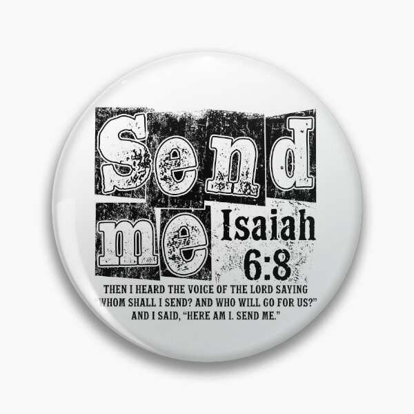 Item preview, Send Me Isaiah 6:8 Christian Here Am I Send Me designed and sold by YuranoLabArtS.