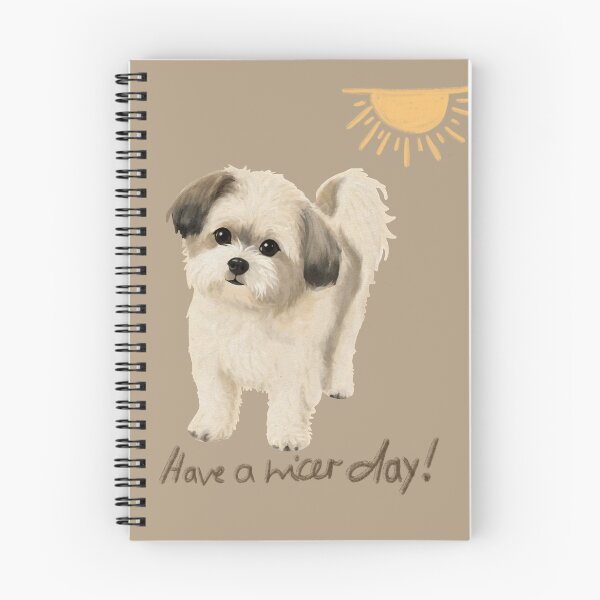 Item preview, Have a nicer day /Cute Havanese Dog Sunshine Illustration designed and sold by eigenart-sylvia.