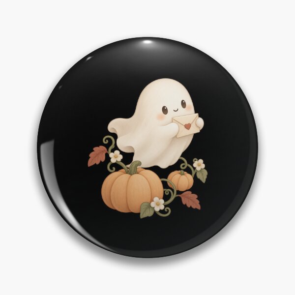 Item preview, Pumpkin Patch Pen Pal Kawaii Ghost Halloween Tee designed and sold by PhylonBoxx.