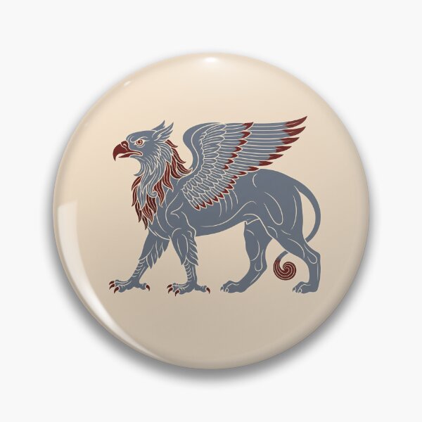 Item preview, Archaic Greek Griffin: Mythological Scythian Gold Guardian Art Print designed and sold by FreiherrPK.