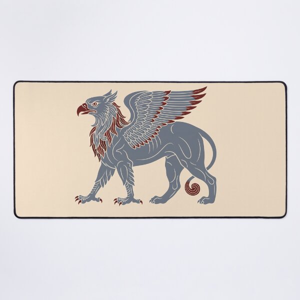 Item preview, Archaic Greek Griffin: Mythological Scythian Gold Guardian Art Print designed and sold by FreiherrPK.
