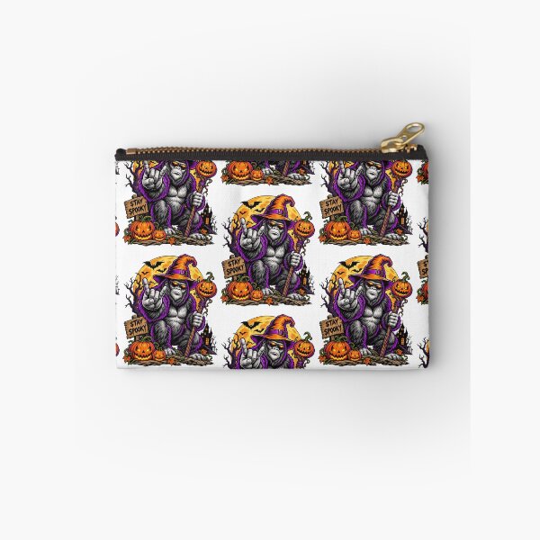 Item preview, Stay Spooky Cool Witch Gorilla Halloween Rock On Design designed and sold by CaChimShop.