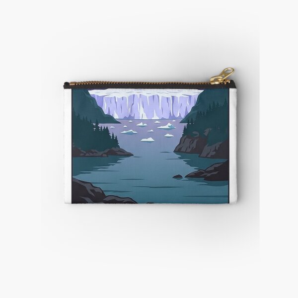 Item preview, Prince William Sound Columbia Glacier Dusk Vintage Sticker designed and sold by DetourDgn.