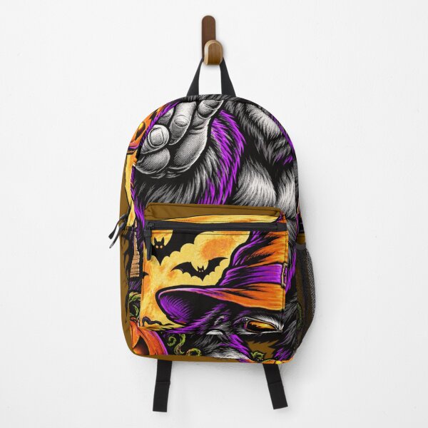 Item preview, Stay Spooky Cool Witch Gorilla Halloween Rock On Design designed and sold by CaChimShop.