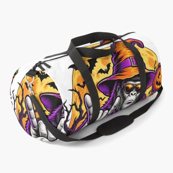 Item preview, Stay Spooky Cool Witch Gorilla Halloween Rock On Design designed and sold by CaChimShop.