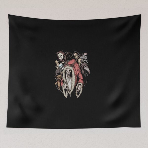 Item preview, Dark Gothic Winter Monster Horror Santa Holiday Graphic designed and sold by shianlemec.