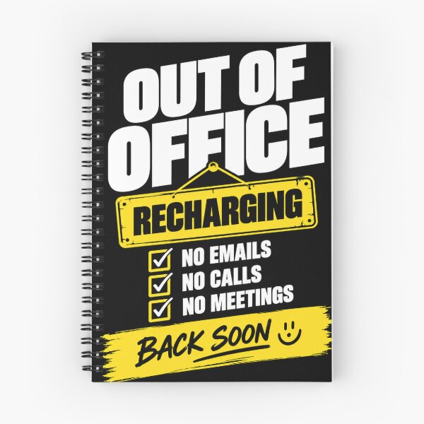 Item preview, Out of Office Recharging – Funny Office Work Humor Design designed and sold by KeeganDykes.
