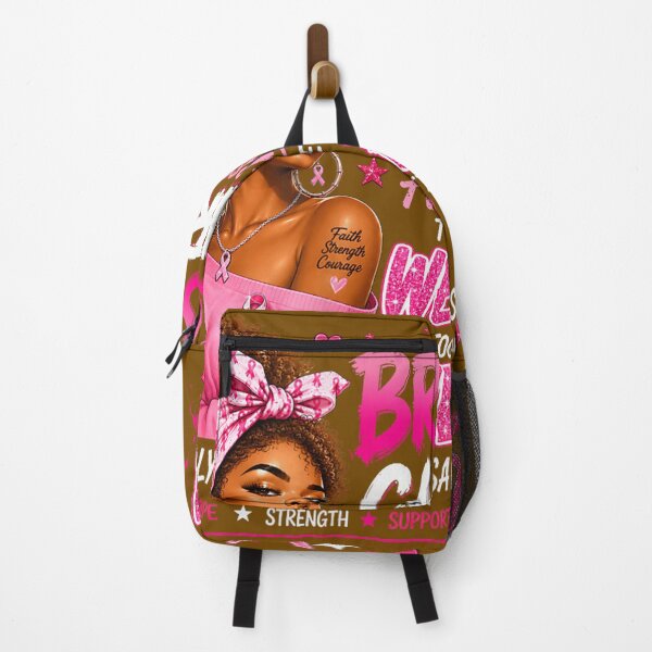Item preview, Breast Cancer Awareness Together We Fight Pink Ribbon Black Woman Design designed and sold by CaChimShop.