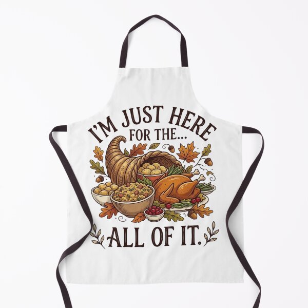 Item preview, I'm Just Here For The ALL OF IT Funny Thanksgiving Feast designed and sold by designwiss.