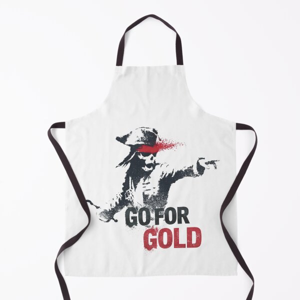 Item preview, Gritty Skeleton Pirate Captain Staring Stencil Print designed and sold by EdvvinStudios.