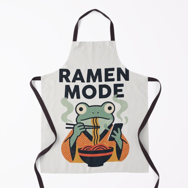 Item preview, Funny Ramen Mode Japanese Frog Cartoon designed and sold by MagicTheDog.