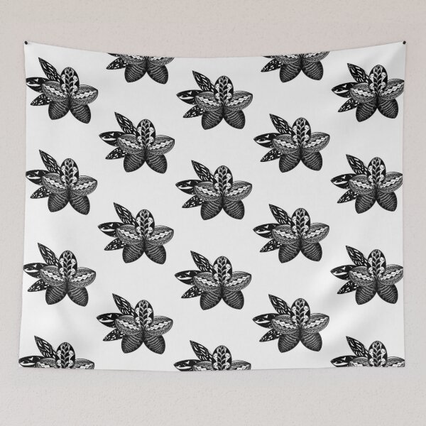 Item preview, Black Tribal Plumeria By Tribal Korner designed and sold by rockwell-chiek.