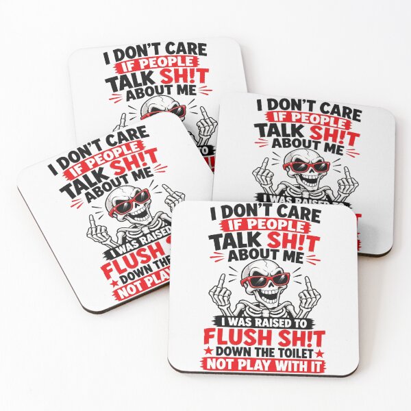 Item preview, If People Shit I Was Raised To Flush Shit Not Play With It Skeleton Funny designed and sold by DYALEEZ-XCR.