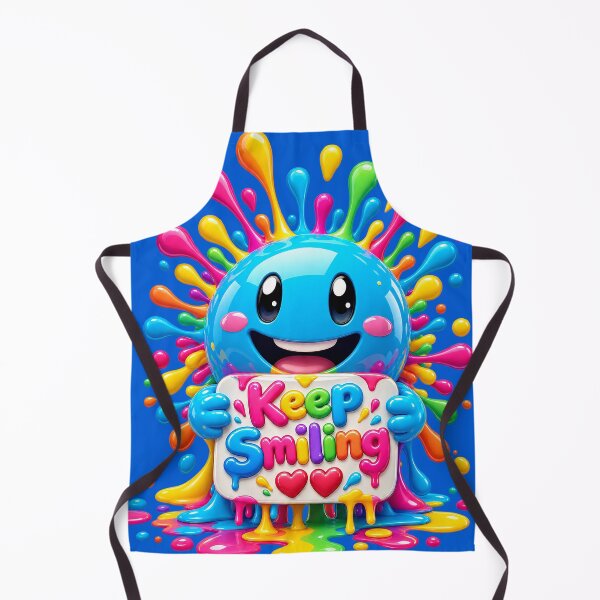 Item preview, Keep Smiling – Colorful Happy Paint Splash Character ❤️❤️ designed and sold by IMuDesigner.