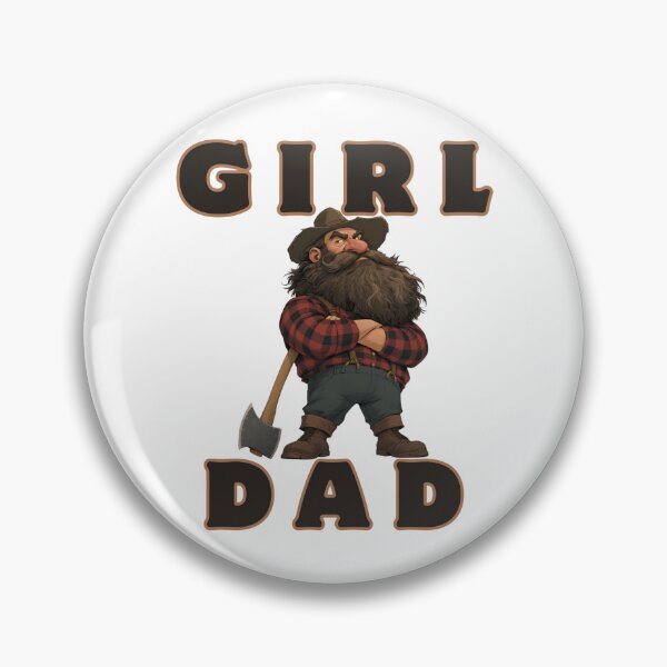 Item preview, Girl Dad | Tough Dad, Soft Heart | Funny Fatherhood Design designed and sold by 22k Lab Studio.