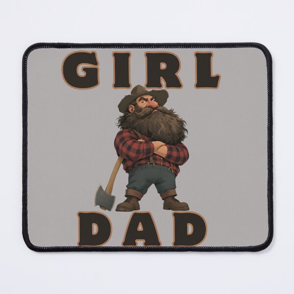 Item preview, Girl Dad | Tough Dad, Soft Heart | Funny Fatherhood Design designed and sold by 22k Lab Studio.