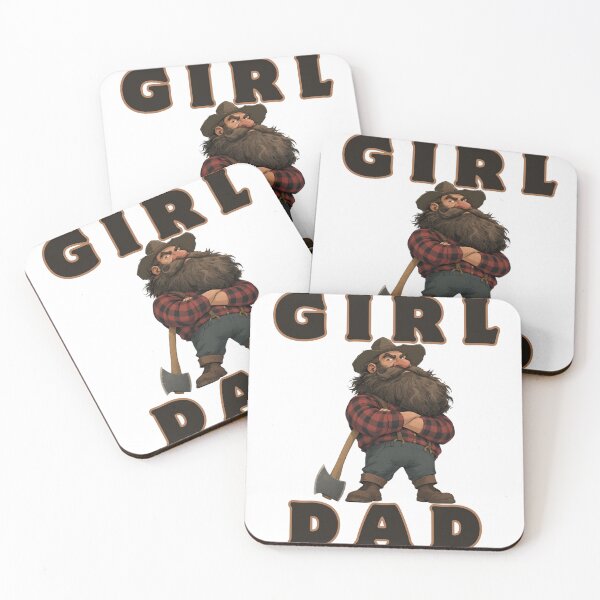 Item preview, Girl Dad | Tough Dad, Soft Heart | Funny Fatherhood Design designed and sold by 22k Lab Studio.