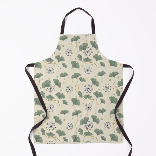 Item preview, Japanese Ginkgo Leaf Asanoha Pattern Seamless Japandi Botanical Wall Art designed and sold by Tamas Das.