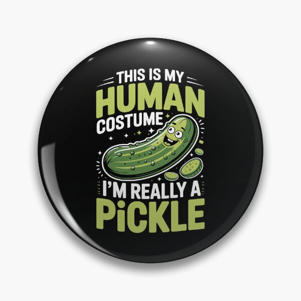 Item preview, THIS IS MY HUMAN COSTUME I'M REALLY A PICKLE designed and sold by jkrphoto.