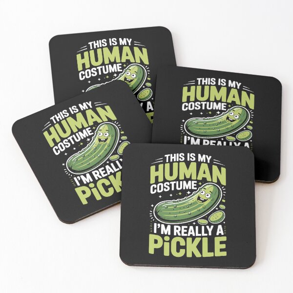 Item preview, THIS IS MY HUMAN COSTUME I'M REALLY A PICKLE designed and sold by jkrphoto.