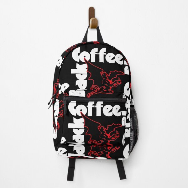 Item preview, Black Coffee Red Flying Demon Heavy Metal Caffeine Lover Design designed and sold by CaChimShop.