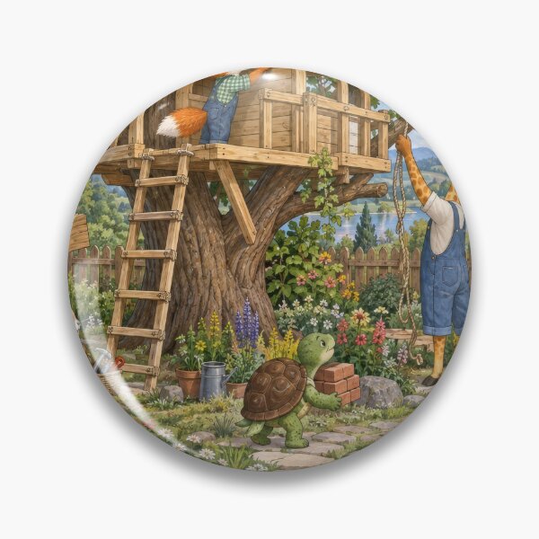 Item preview, Animals treehouse  designed and sold by Alaa-love-art.