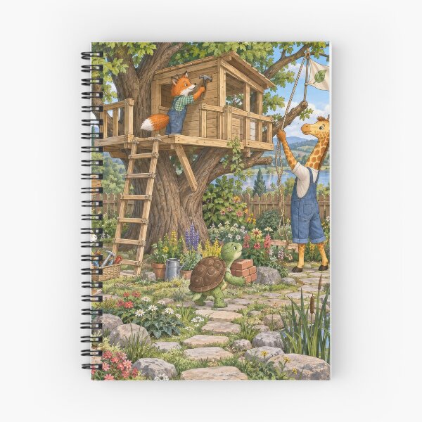 Item preview, Animals treehouse  designed and sold by Alaa-love-art.