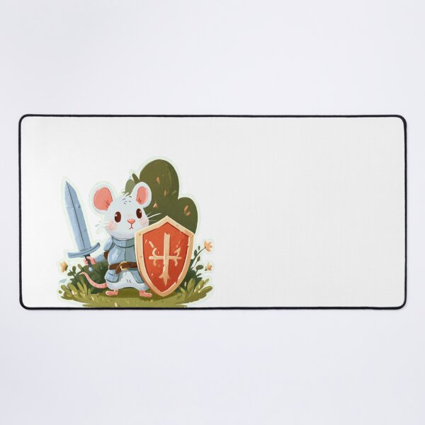 Item preview, Cute Mouse Knight Warrior Fantasy RPG Design designed and sold by NicolasGlowArt.