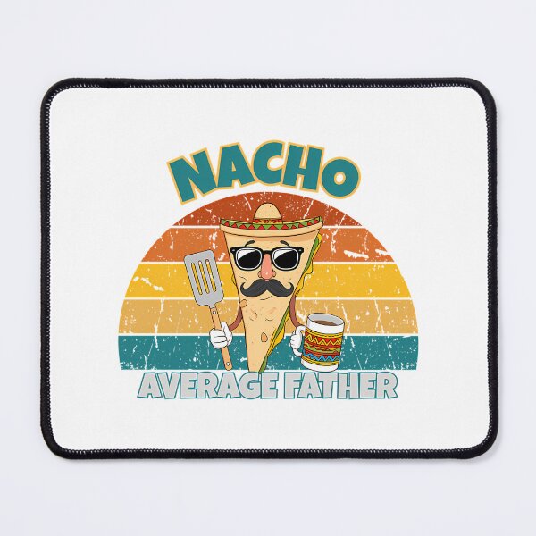 Item preview, Nacho Average Father Funny Dad Shirt Retro Sunset designed and sold by tamimrhinehart.