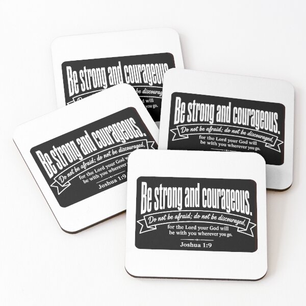 Item preview, Joshua 1:9 Be Strong and Courageous  designed and sold by plushism.