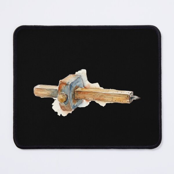 Item preview, Vintage Woodworking Marking Gauge Tool Watercolor Art designed and sold by bvdesignart.