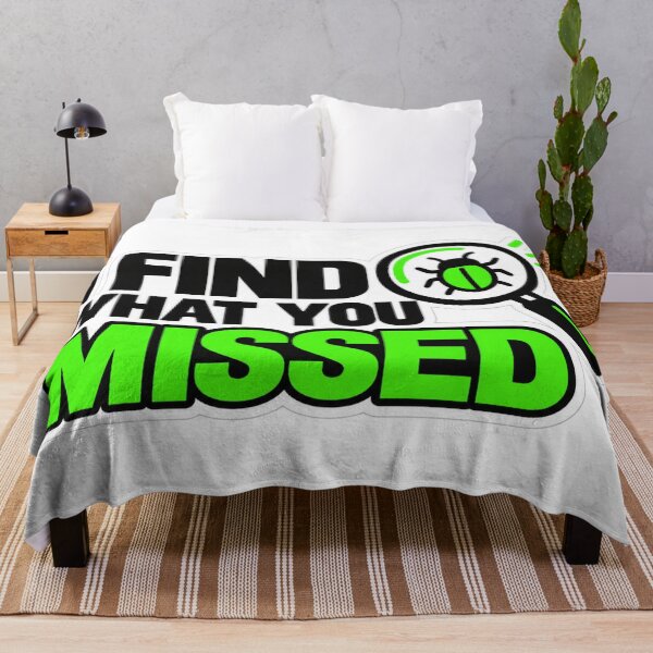Item preview, I Find What You Missed - QA Humor designed and sold by unscriptedPixel.