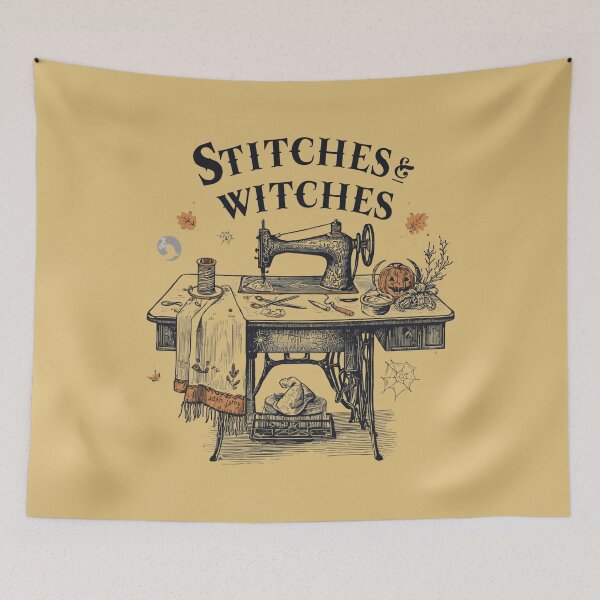 Item preview, Spooky Sewing Craft Room designed and sold by ChicTrendz.