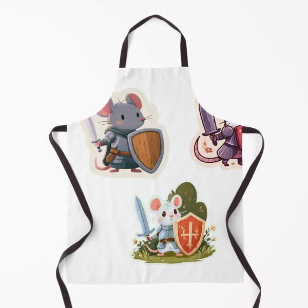 Item preview, Cute Mouse Knight Warrior Chibi Fantasy Rodent designed and sold by NicolasGlowArt.